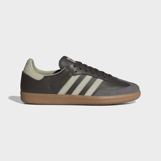 SAMBA OG SHOES - Brown / Putty Grey / Gold Metallic