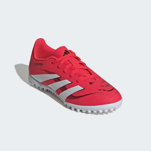 PREDATOR CLUB TURF BOOTS KIDS - Lucid Red / Cloud White / Core Black