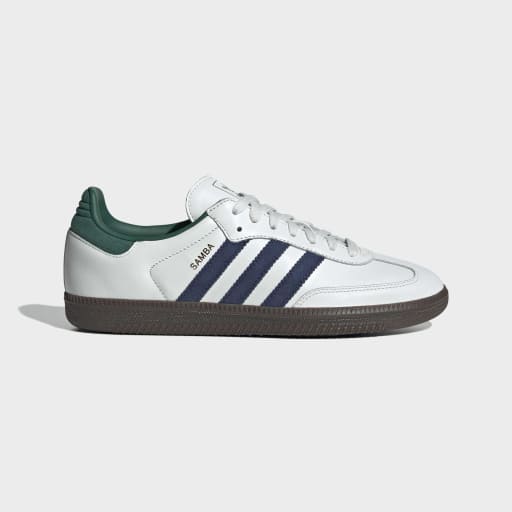 SAMBA OG SHOES - Black White / Collegiate Green / Active Green
