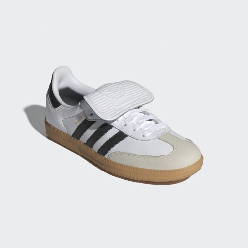 SAMBA LT SHOES - Cloud White / Core Black / Gold Metallic