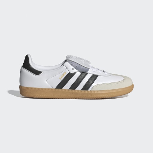 SAMBA LT SHOES - Cloud White / Core Black / Gold Metallic