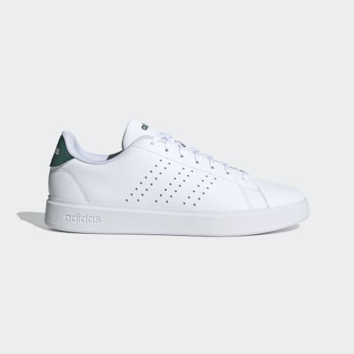 ADVANTAGE 2.0 SHOES - Cloud White / Core Black / Collegiate Green