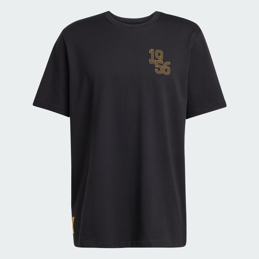 REAL MADRID HEAVY COTTON T-SHIRT - Black