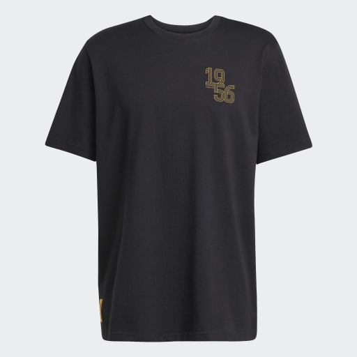 REAL MADRID HEAVY COTTON T-SHIRT - Black
