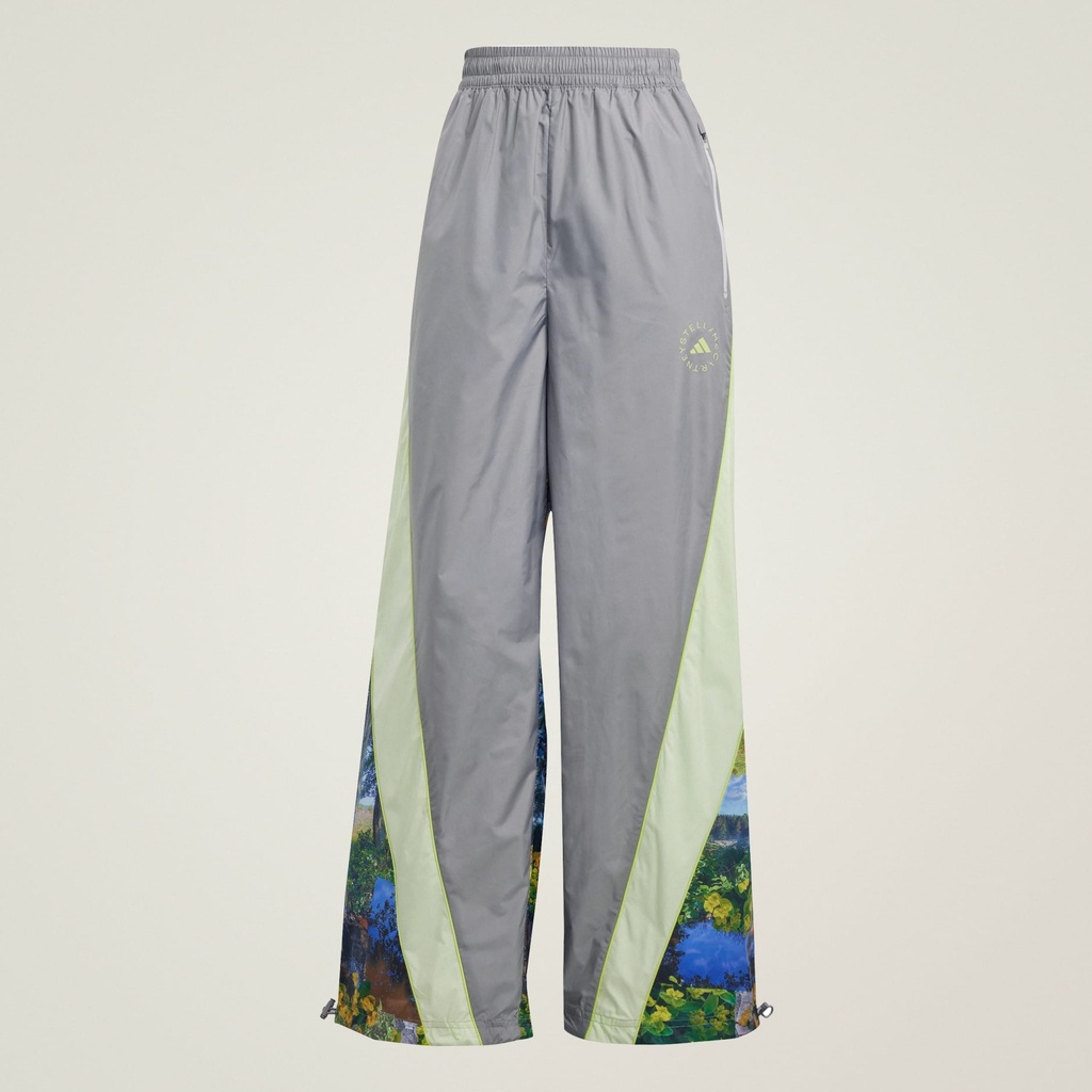ADIDAS BY STELLA MCCARTNEY EARTH COLLAGE WOVEN TRACK PANTS - Grey