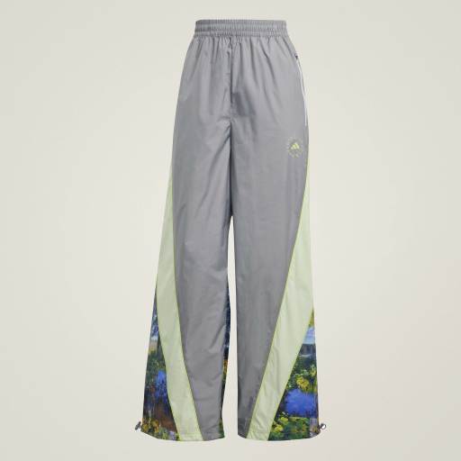 ADIDAS BY STELLA MCCARTNEY EARTH COLLAGE WOVEN TRACK PANTS - Grey