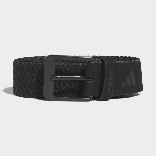 GOLF BRAIDED STRETCH BELT - Black