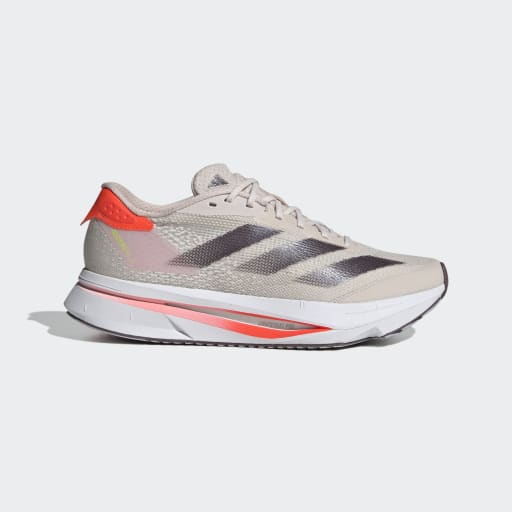ADIZERO SL2 RUNNING SHOES - Putty Mauve / Aurora Met. / Solar Red