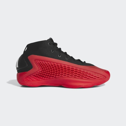 ANTHONY EDWARDS 1 MID BASKETBALL SHOES - Core Black / Red / Cloud White