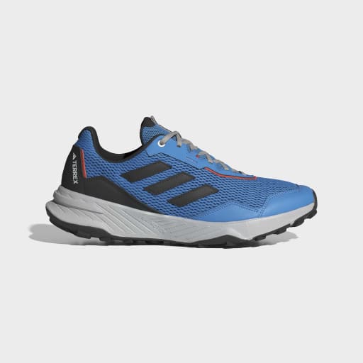 TRACEFINDER TRAIL RUNNING SHOES - Pulse Blue / Core Black / Semi Impact Orange