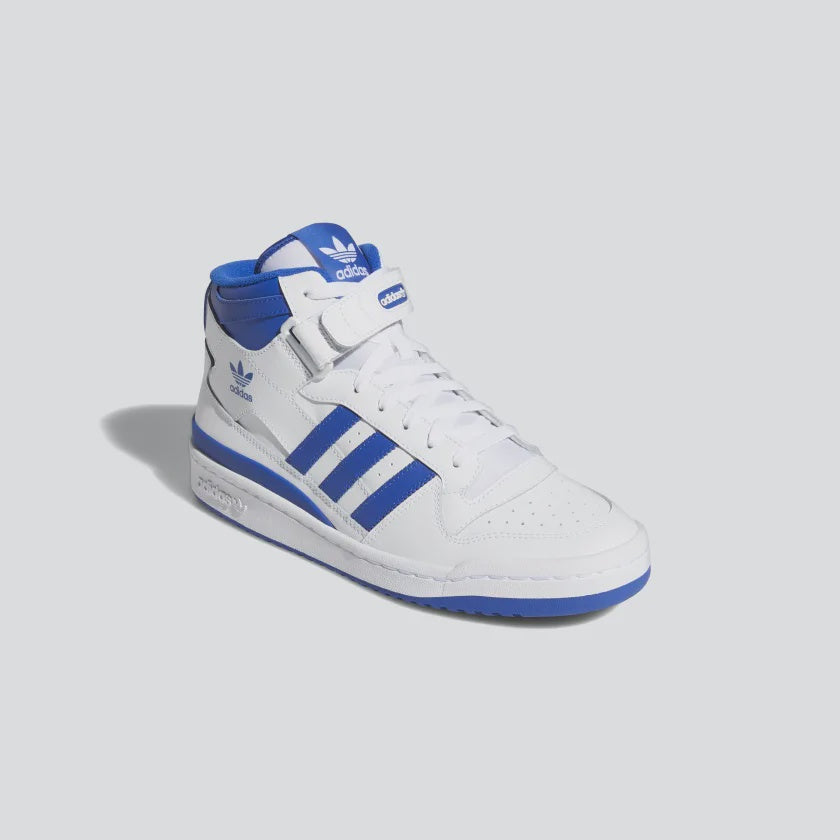 FORUM MID SHOES - Ftwr White / Team Royal Blue / Ftwr White