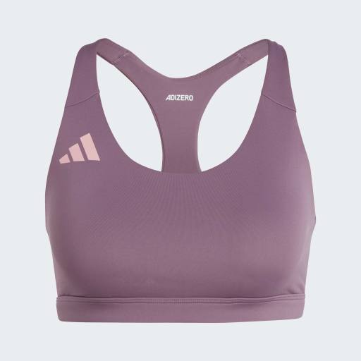 ADIZERO ESSENTIALS RUN MEDIUM-SUPPORT BRA - Purple