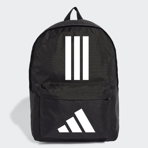 CLASSIC BACK-TO-SCHOOL 3-STRIPES BACKPACK - Black / White