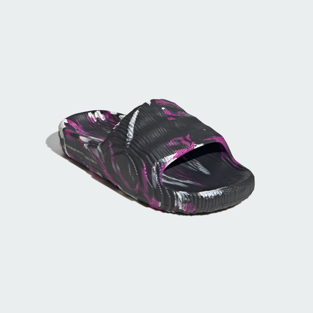 ADILETTE 22 SLIDES - Carbon / Wonder White / Flash Pink