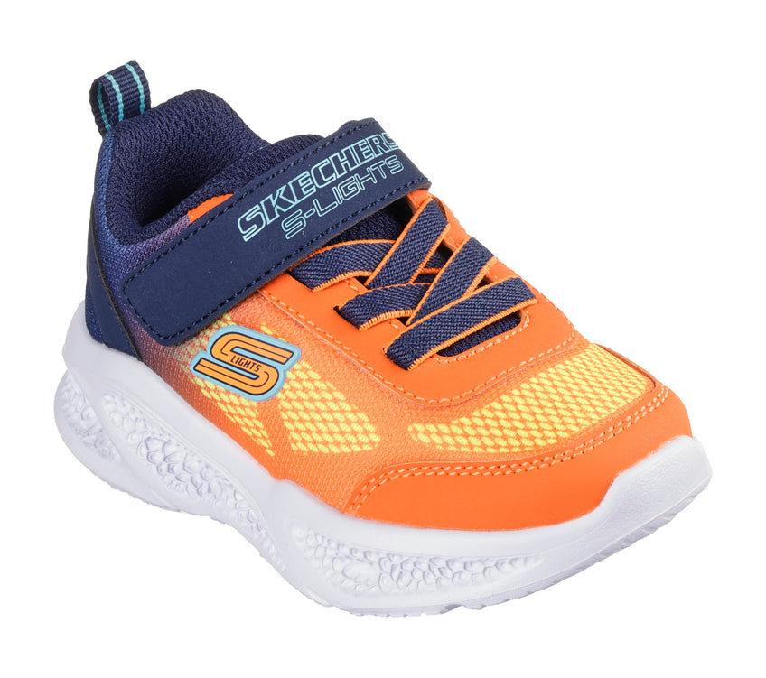 SKECHERS METEOR-LIGHTS - NAVY ORANGE