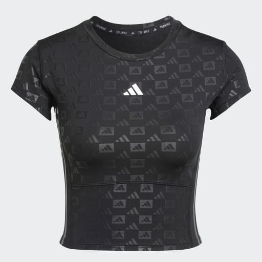 HYPERGLAM TRAINING EMBOSS T-SHIRT - Black
