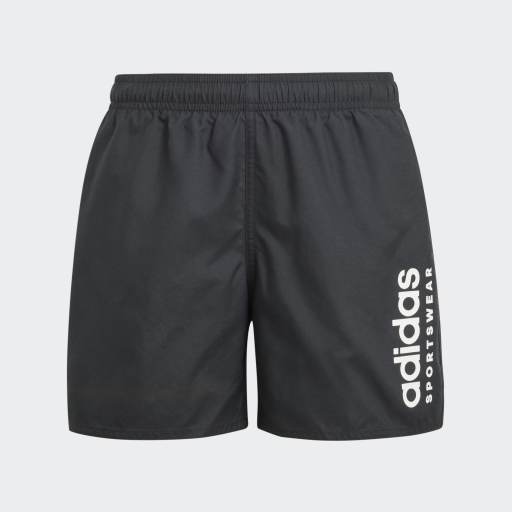 SPORTSWEAR ESSENTIALS LOGO CLX SWIM SHORTS KIDS - Black / White