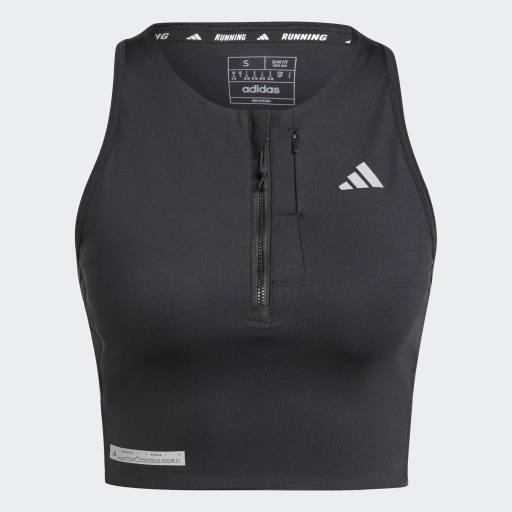 ULTIMATE HEAT.RDY CROP LONG-SLEEVE TOP - Black