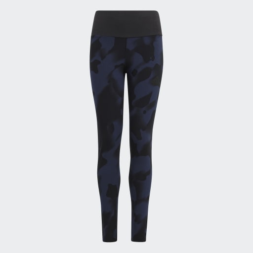 FUTURE ICONS CAMO PRINT 7/8 LEGGINGS KIDS - Black / Legend Ink / Black