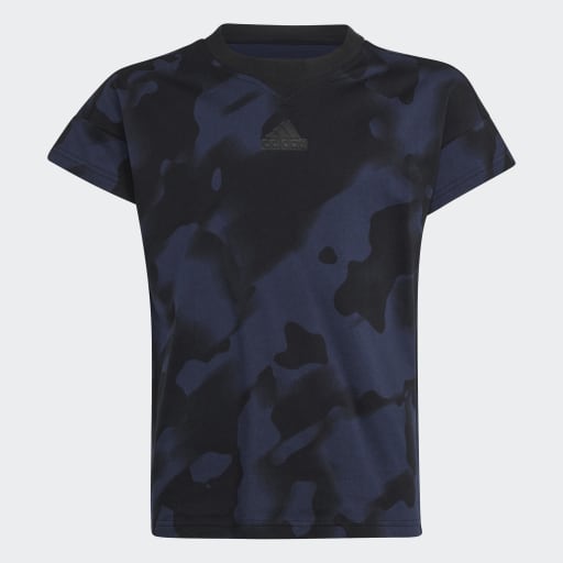 FUTURE ICONS CAMO PRINTED T-SHIRT KIDS - Black / Legend Ink / Black