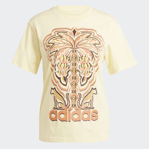 ADIDAS X FARM RIO GRAPHIC T-SHIRT - Easy Yellow