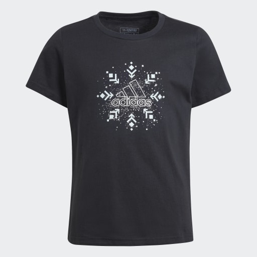 XPRESS WINTER GLAM GRAPHIC T-SHIRT - Black