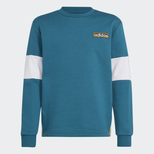 CREW SWEATSHIRT KIDS - Turquoise