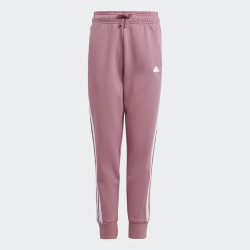FUTURE ICONS 3-STRIPES COTTON TRACKSUIT BOTTOMS - Pink