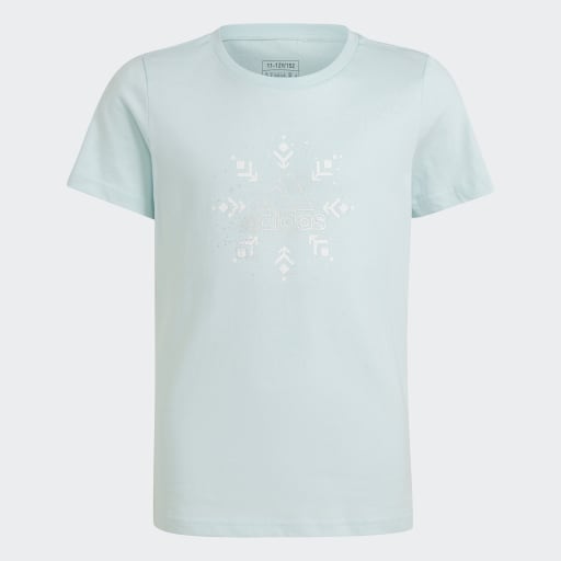 XPRESS WINTER GLAM GRAPHIC T-SHIRT - Turquoise