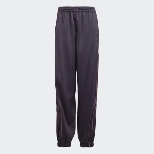 PIPING LOOSE TRACK TRACKSUIT BOTTOMS - Purple