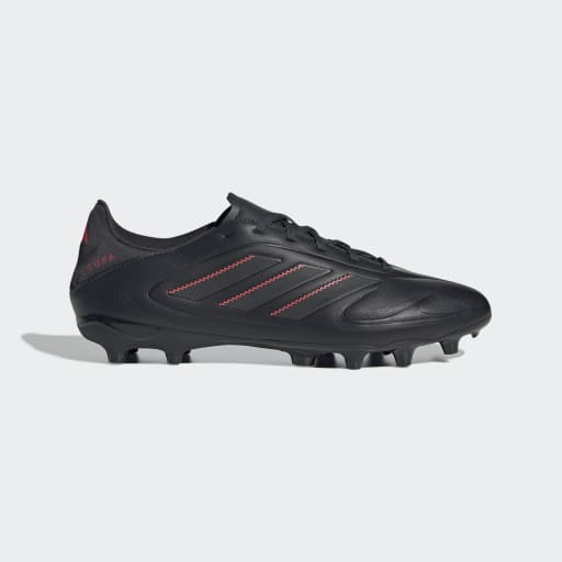 COPA PURE 3 LEAGUE FIRM/MULTI-GROUND BOOTS - Core Black / Carbon / Lucid Red