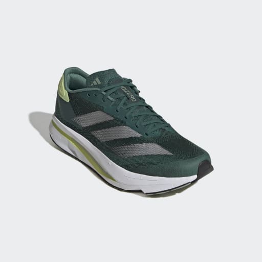 ADIZERO SL2 RUNNING SHOES - Collegiate Green/Silver Met./Pulse Lime