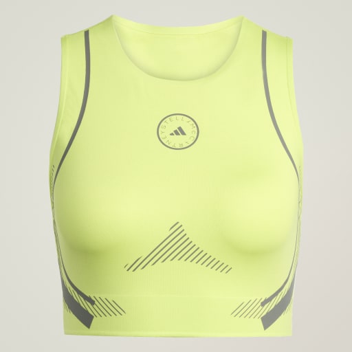 ADIDAS BY STELLA MCCARTNEY TRUEPACE RUNNING CROP TOP - Bahia Glow