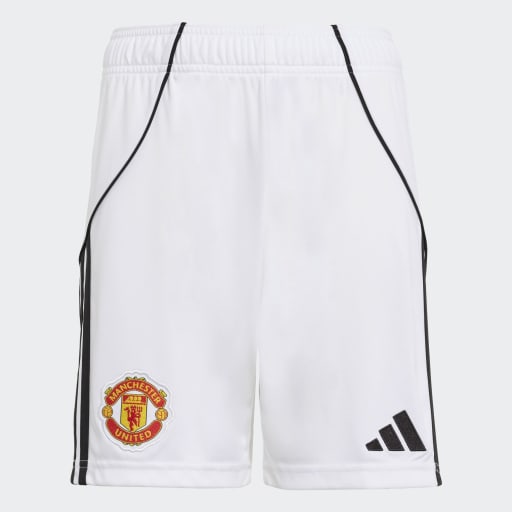 MANCHESTER UNITED 25/26 HOME SHORTS KIDS - White