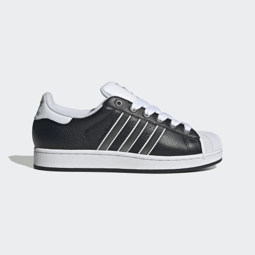 SUPERSTAR II SHOES - Core Black / Matte Silver / Cloud White