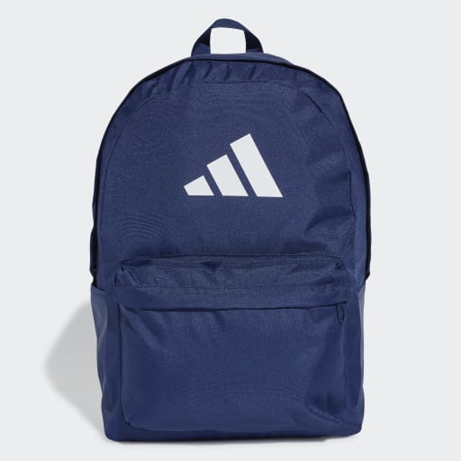 CLASSIC 3 BAR LOGO BACKPACK - Dark Blue / White