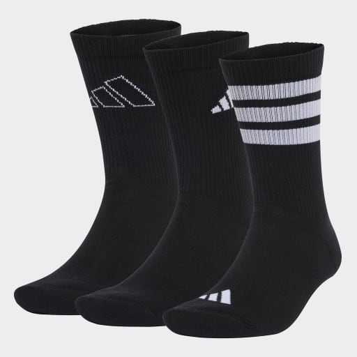LOGO SOCKS 3 PAIRS - Black / White