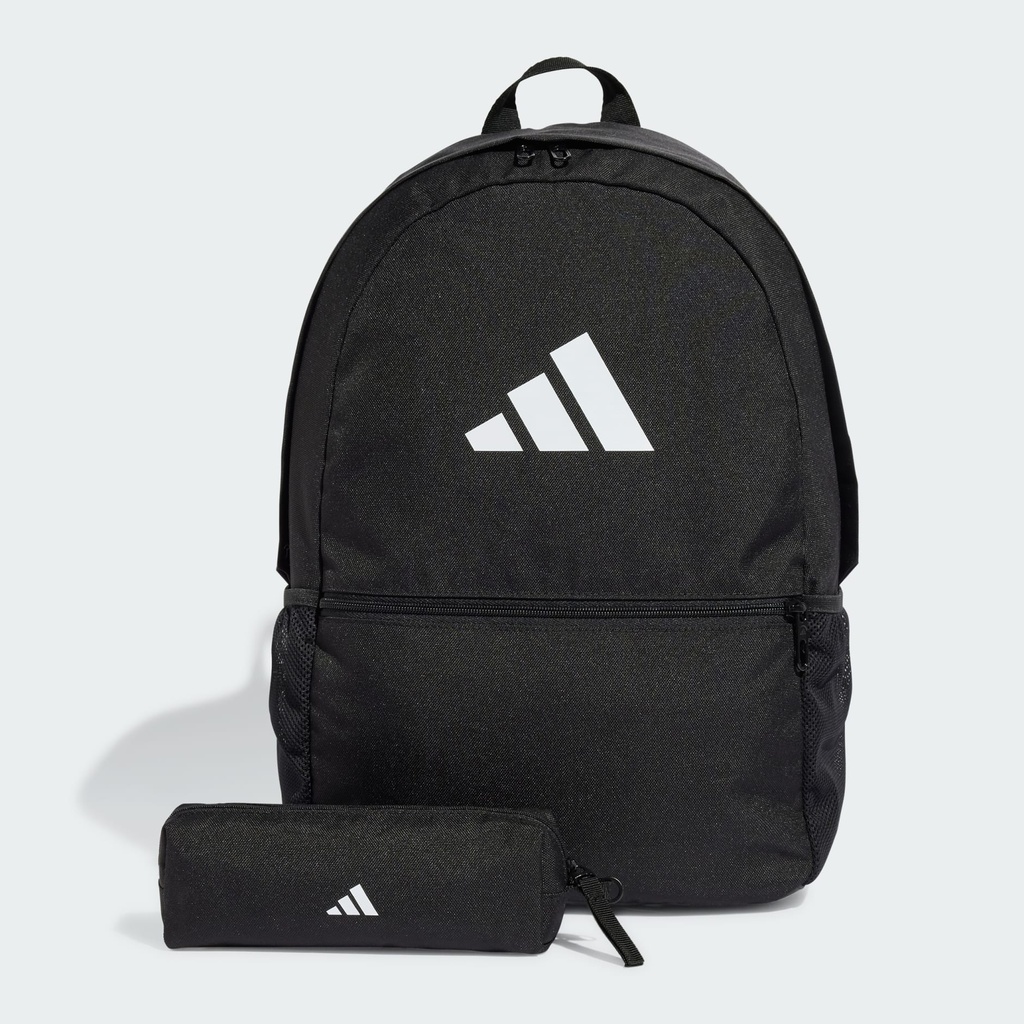 BACKPACK WITH PENCIL CASE - Black / Black