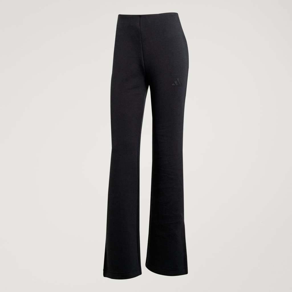 SOFT LUX FLARED TRACKSUIT BOTTOMS - Black