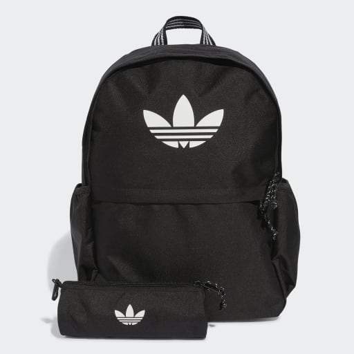 BACKPACK WITH PENCIL CASE - Black / Black