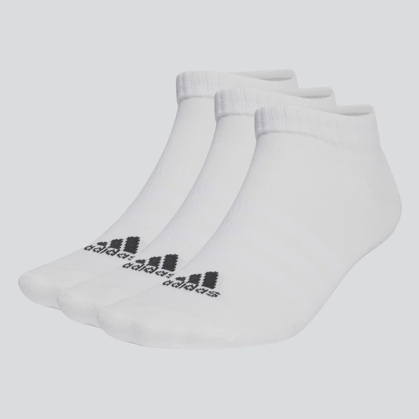 THIN AND LIGHT SPORTSWEAR LOW-CUT SOCKS 3 PAIRS - White / Black