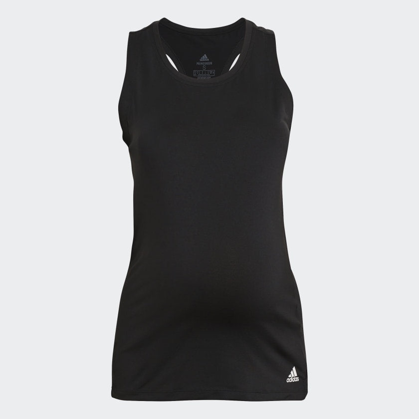 AEROREADY DESIGNED 2 MOVE SPORT TANK TOP (MATERNITY) - Black / White