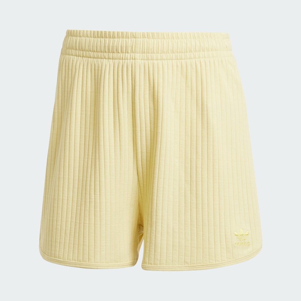 ESSENTIALS WIDE RIB SPRINTER SHORTS - Yellow/Powder Yellow