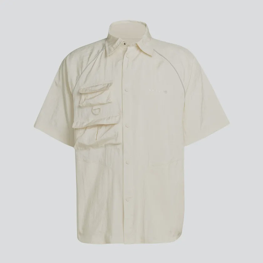 REVEAL SHORT SLEEVE OVERSHIRT - Wonder White