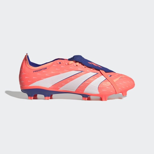 PREDATOR LEAGUE FOLD-OVER TONGUE FIRM/MULTI-GROUND BOOTS - Signal Coral / Cloud White / Beam Orange