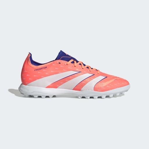 PREDATOR LEAGUE TURF BOOTS - Signal Coral / Cloud White / Beam Orange