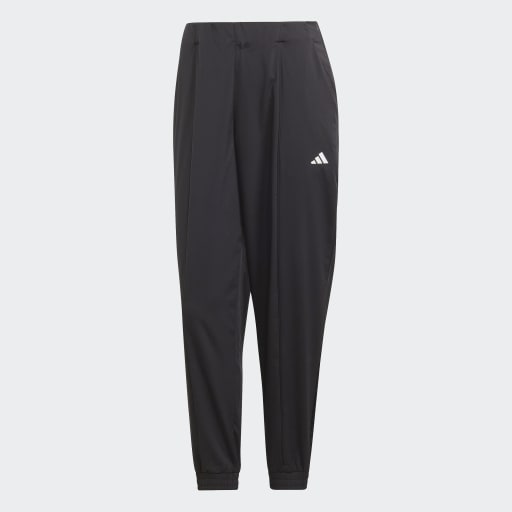 AEROREADY TRAIN ESSENTIALS MINIMAL BRANDING WOVEN JOGGERS  Black / White