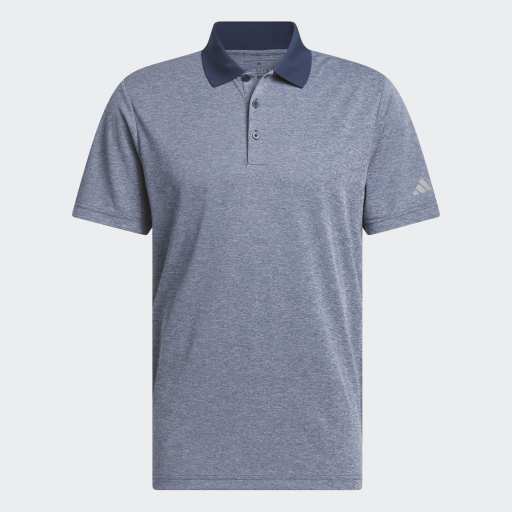 ADI PERFORMANCE HEATHERED POLO SHIRT  Blue