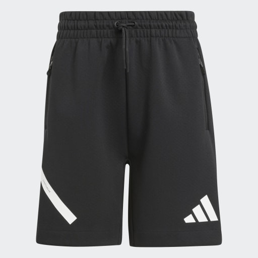 ADIDAS Z.N.E. SHORTS KIDS - Black / White