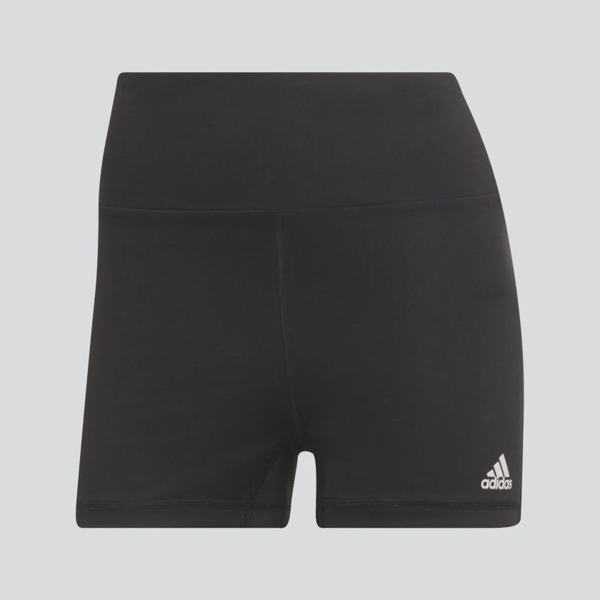 YOGA ESSENTIALS HIGH-WAISTED SHORT LEGGINGS - Black